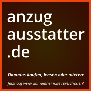 Domain anzugausstatter.de