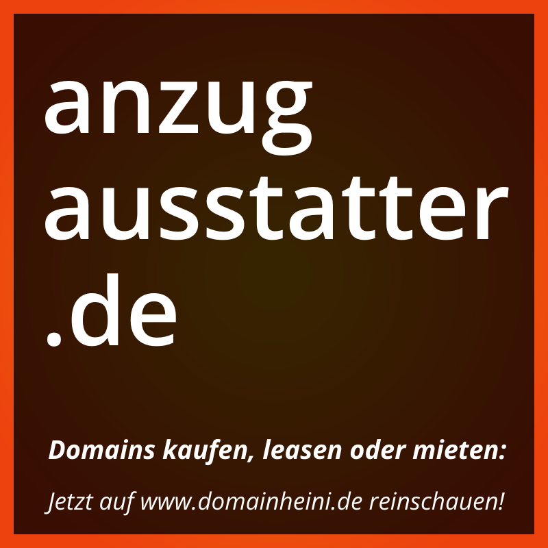 Domain anzugausstatter.de